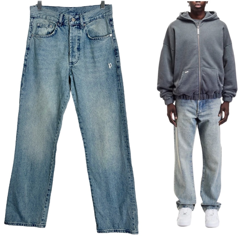 Peso Raws Baggy Jeans Size Small Metal P Details